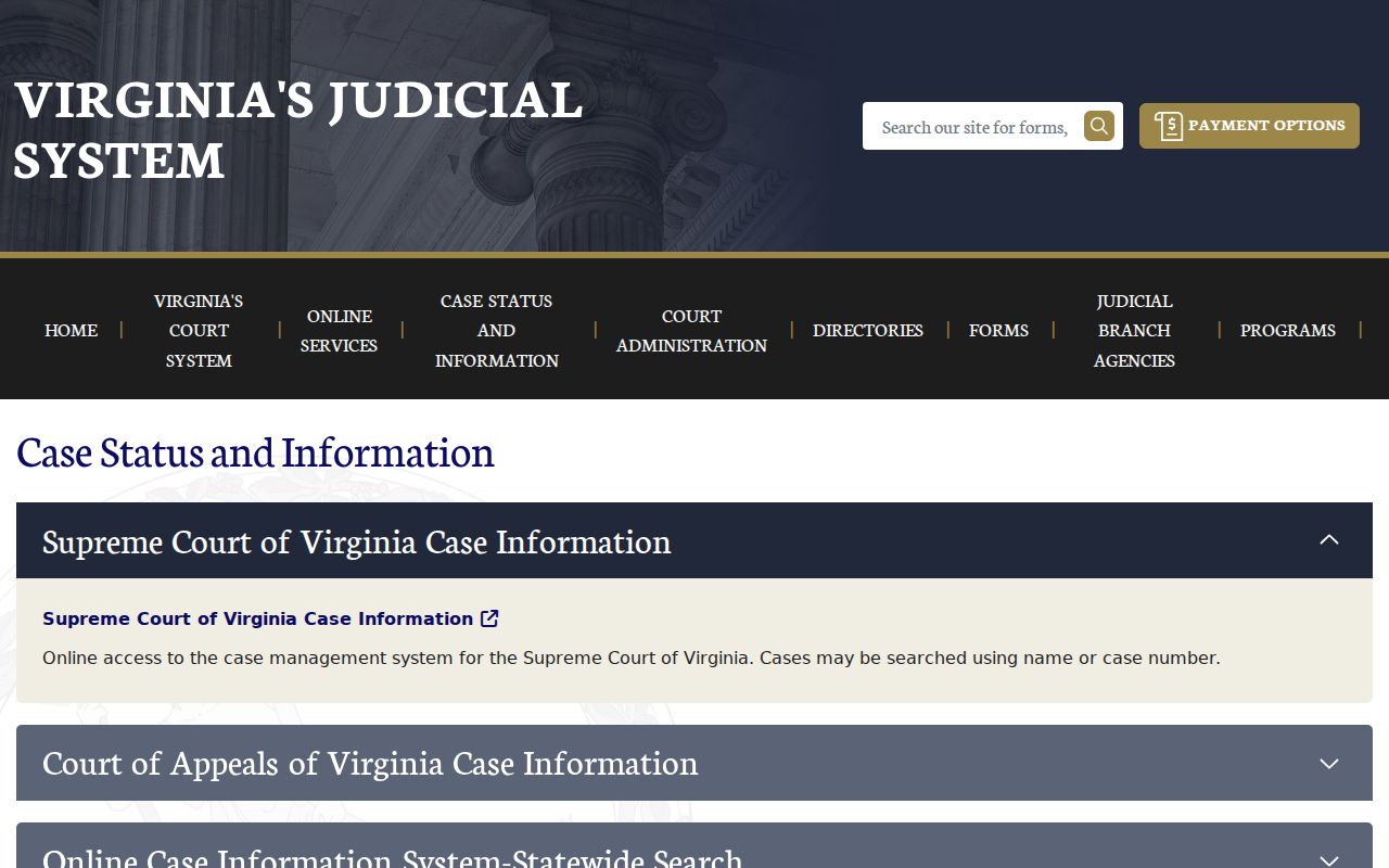 Official case information for Russell County criminal court records